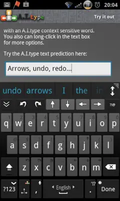 A.I.type Keyboard Free android App screenshot 1